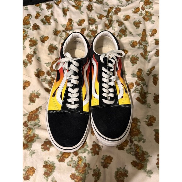 Vans Shoes - Vans Old Skool PRO Flames Shoes Sneakers Skate Gum Soles
